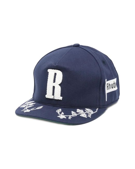 Rhude Blue Caps for men