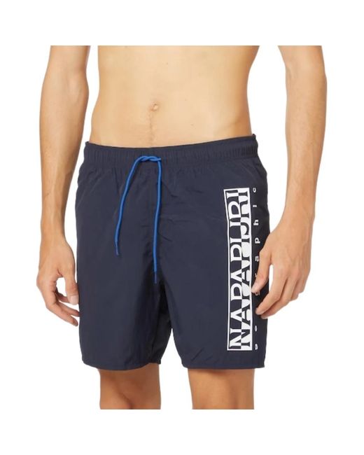 Napapijri Blue Casual Shorts for men