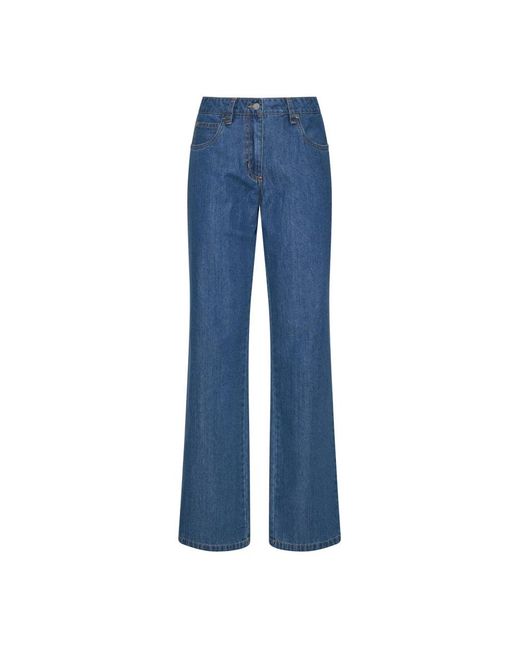 Silvian Heach Blue Bootcut Jeans