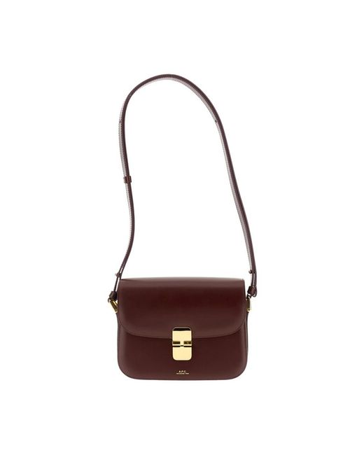 A.P.C. Purple Shoulder Bags