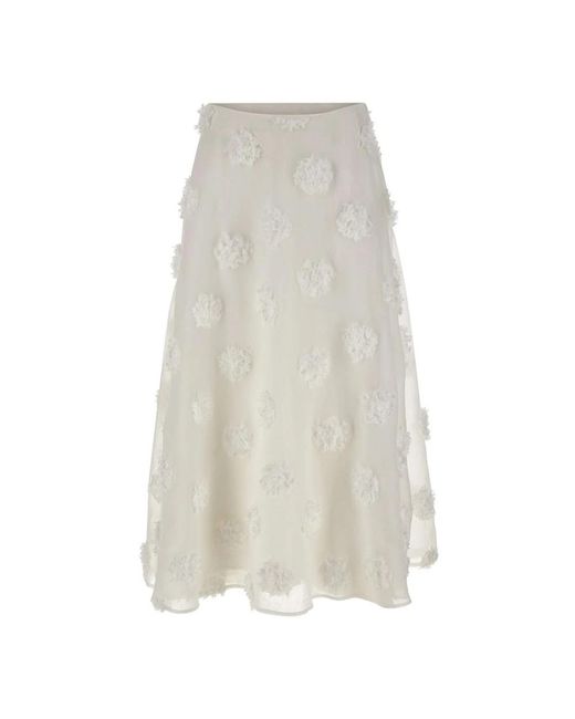 Birgitte Herskind White Midi Skirts