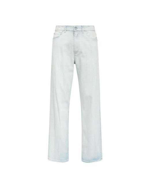 MM6 by Maison Margiela Blue Wide Jeans for men