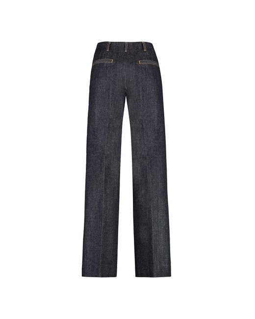 Tory Burch Gray Straight Jeans