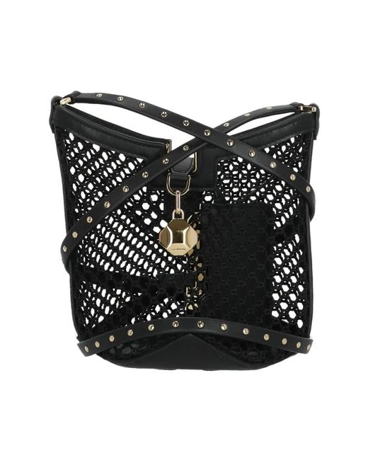 Lanvin Black Bucket Bags