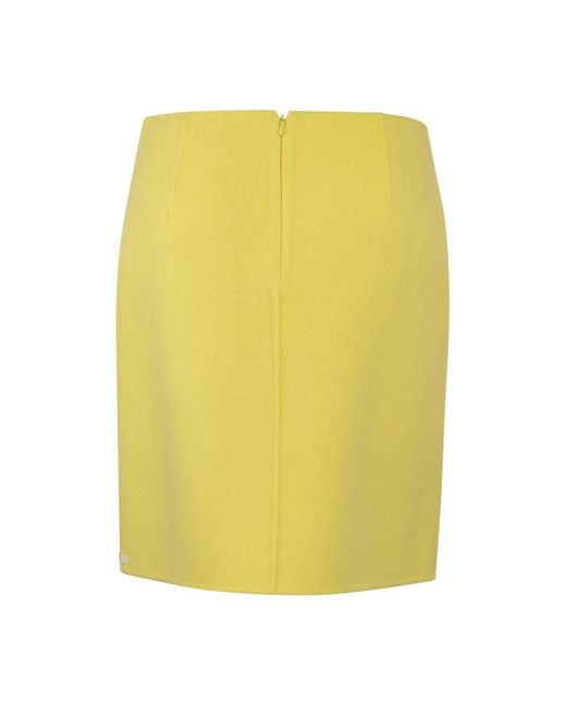 Max Mara Yellow Short Skirts