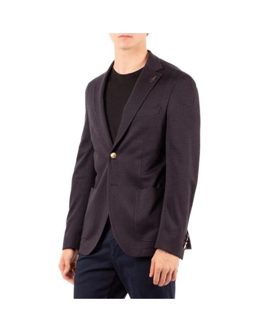 Paoloni Blue Blazers for men