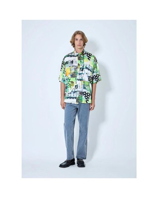 Martine Rose Green Short Sleeve Shirts for men