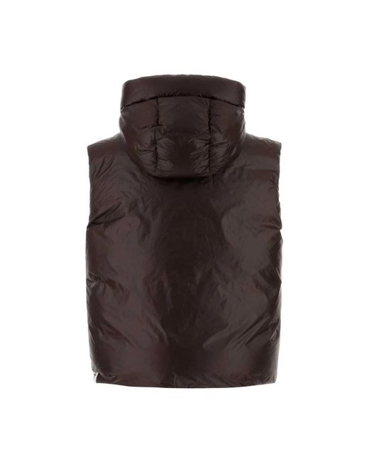 Jil Sander Brown Vests