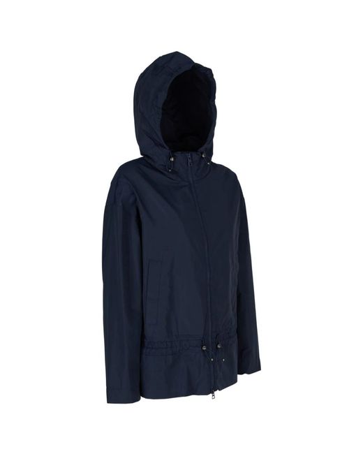 Geox Jassen ,Blauw ,Polyester Ademende Parka Jas in het Blue voor heren
