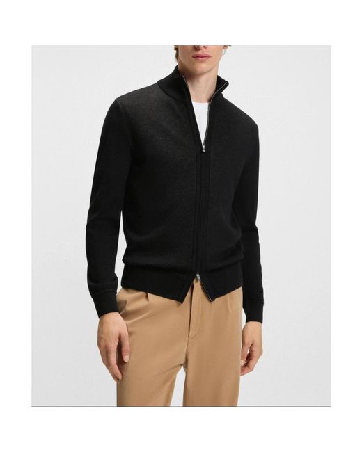 Cardigans HUGO pour homme en coloris Black