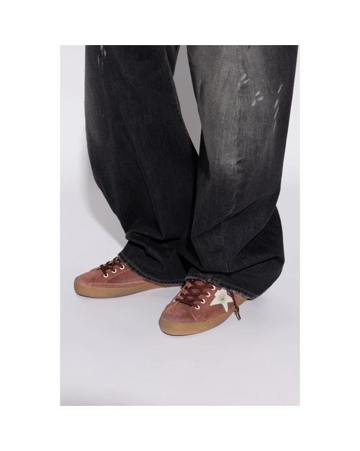 Golden Goose Deluxe Brand Brown Sneakers for men