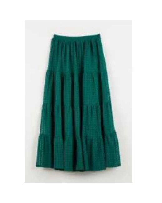 Twinset Maxi Rok in het Green