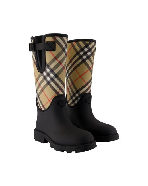 Burberry Black Rain Boots