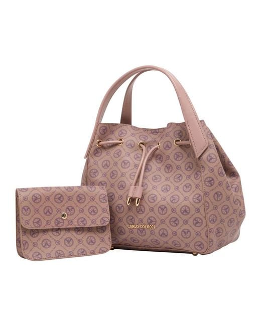carlo colucci Pink Bucket Bags
