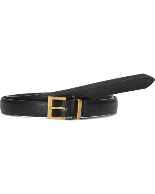 Notre-v Accessoires ,Zwart ,Wol Klassieke Zwarte Riem Voor Vrouwen in het Black