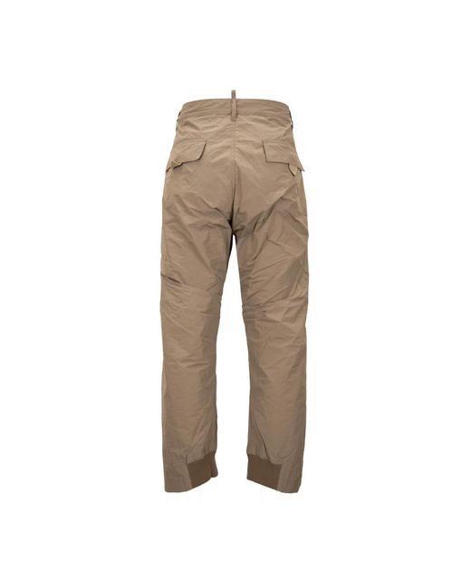 DSquared² Pantaloni Bottone Cerniera in het Natural voor heren