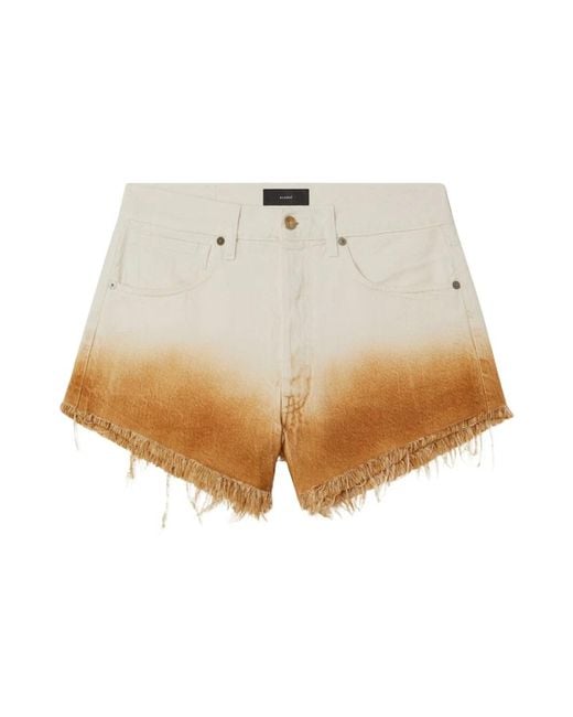 Alanui Short Shorts in Natural Lyst UK