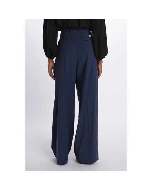Trousers > wide trousers Nine:inthe:morning en coloris Blue