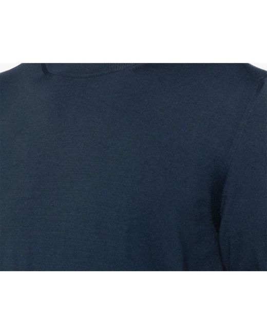 Fedeli Round-neck knitwear in Blue für Herren