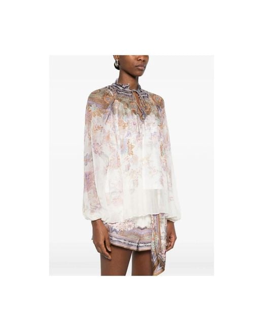 Zimmermann White Blouses