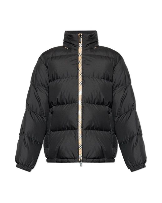 Burberry Jassen ,Zwart ,Donsjack Met Capuchon in het Black voor heren