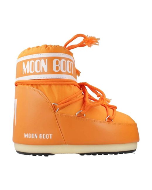 Moon Boot Orange Winter Boots