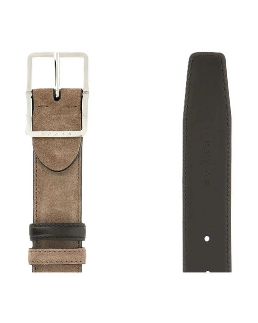 Belts di Hogan in Brown da Uomo