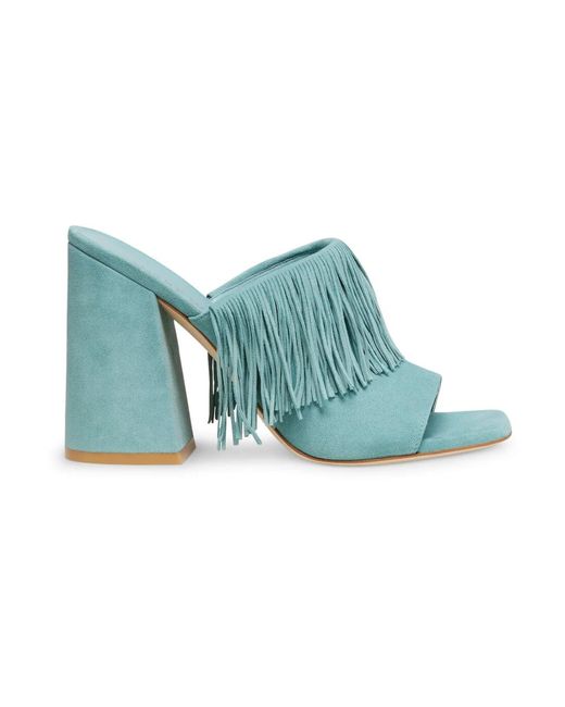 Heeled Mules Stuart Weitzman de color Blue