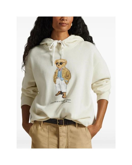 Polo Ralph Lauren White Hoodies