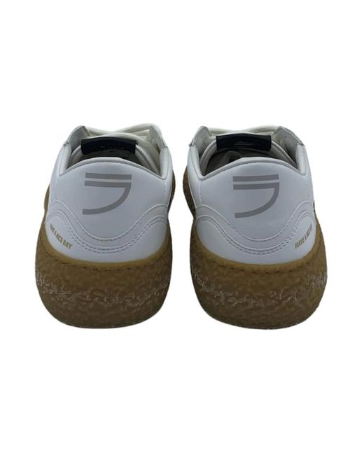 PURAAI Gray Umweltfreundliche weiße amber sneakers