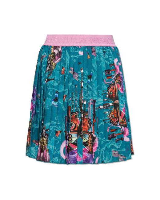 Versace Jeans Couture Women's Blue Short Skirts