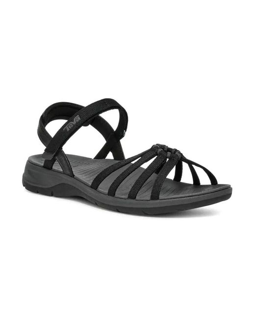 Flat Sandals di Teva in Black