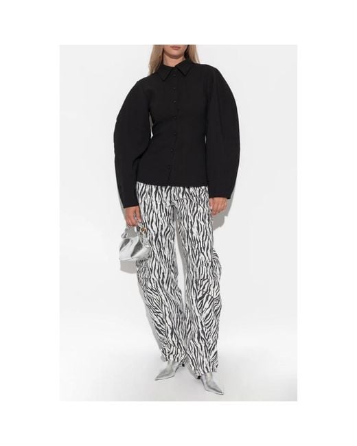 ROTATE BIRGER CHRISTENSEN White Wide Trousers
