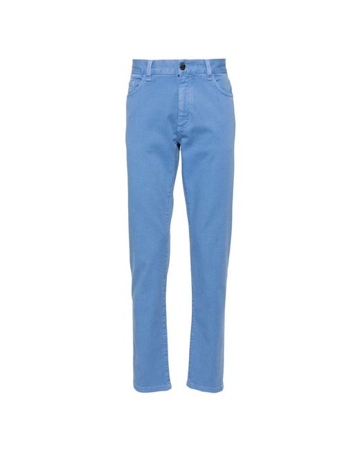 Zegna Blue Slim-Fit Jeans for men