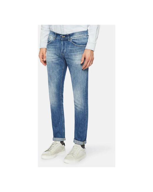 Dondup Blue Slim-Fit Jeans for men