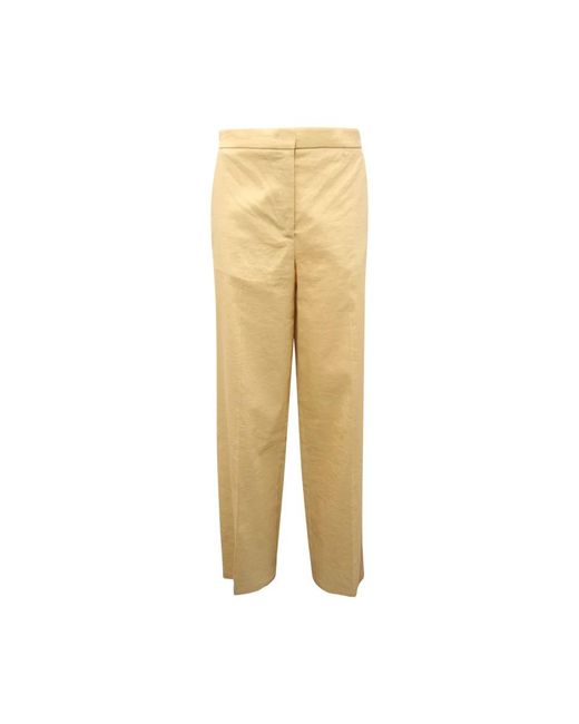 Pinko Yellow Wide Trousers