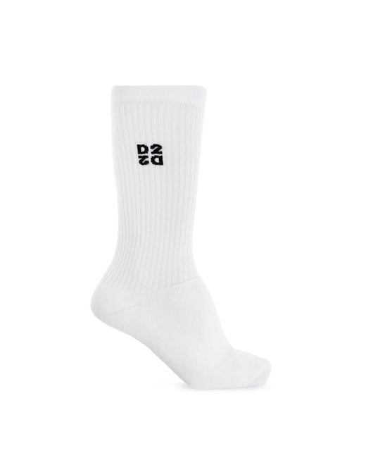 Socks DSquared² de hombre de color White