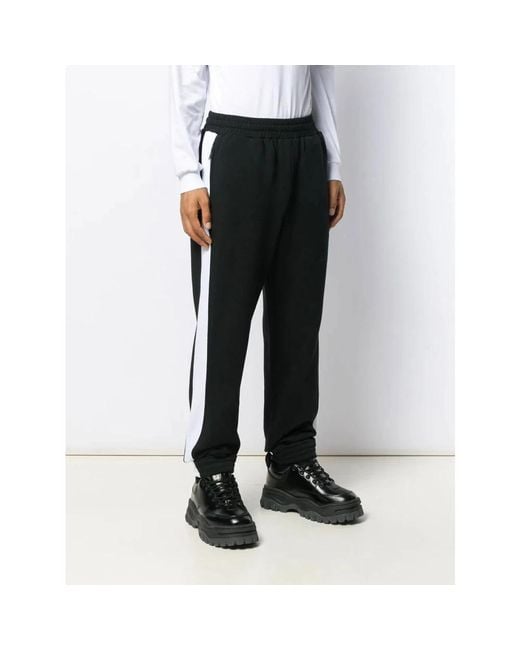 MSGM Black Sweatpants for men