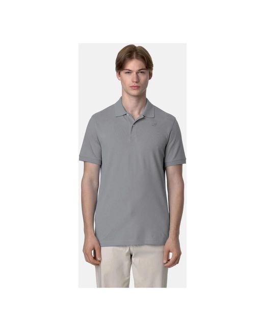 K-Way Gray Polo Shirts for men