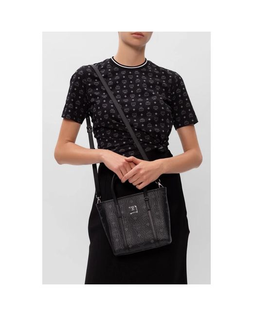 MCM Black Shoulder Bags