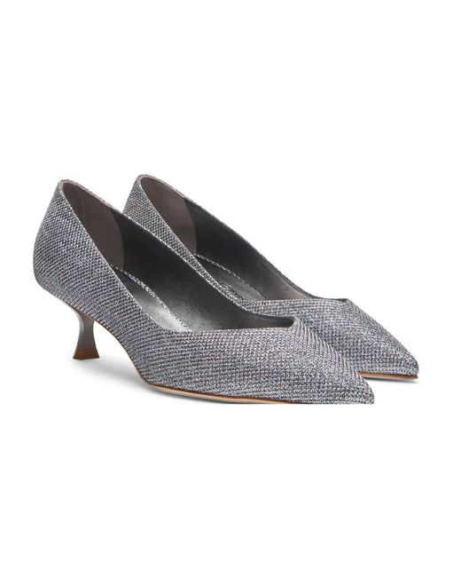 Stuart Weitzman Gray Eva 50 Pump