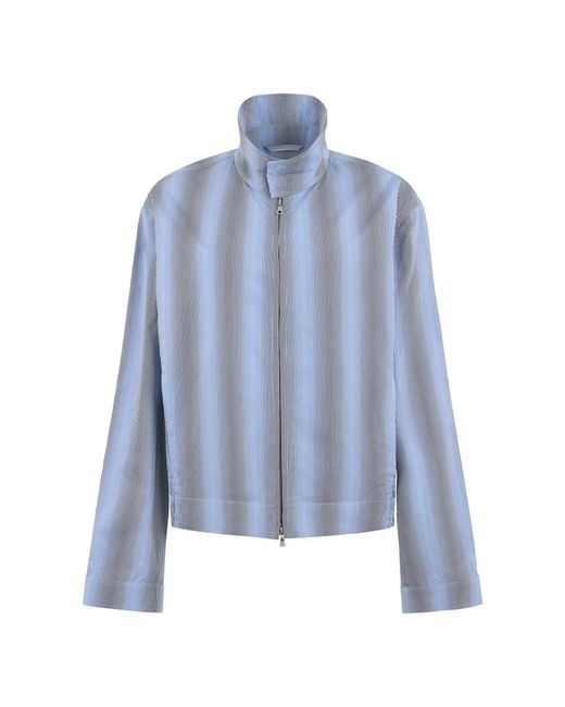 Light Jackets Dries Van Noten de hombre de color Blue