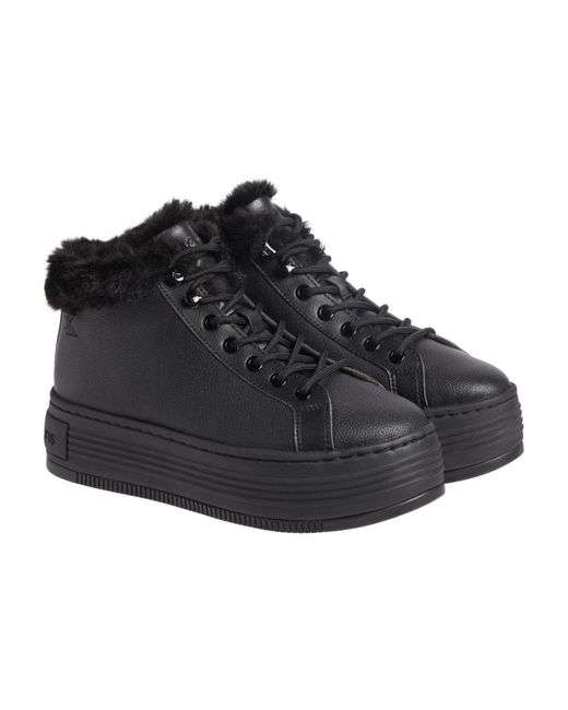 Calvin Klein Black Winter Boots