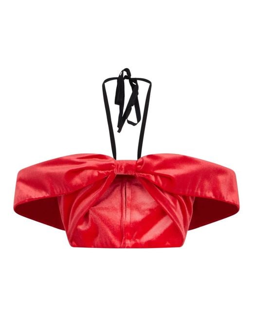 Philosophy Di Lorenzo Serafini Red Sleeveless Tops