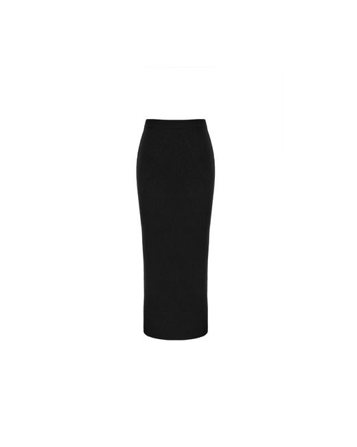 McQueen Black Pencil Skirts