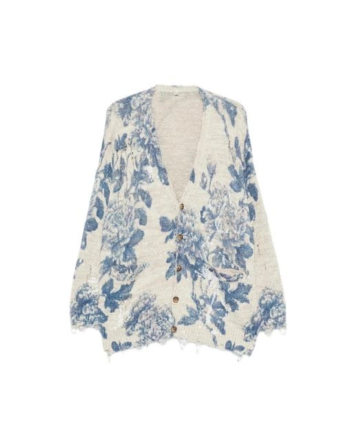 R13 Blue Cardigans for men