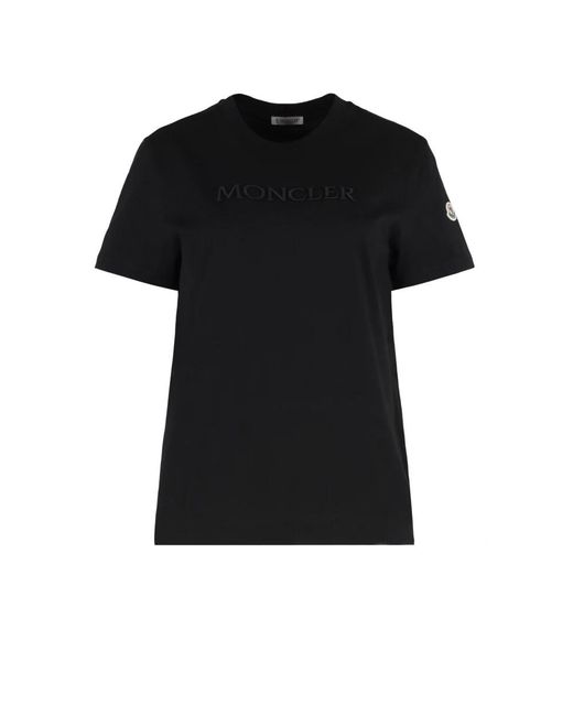 Moncler Black T-Shirts