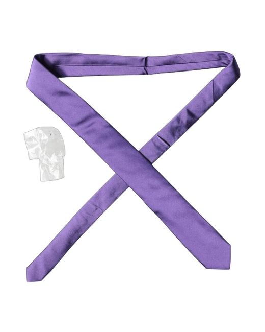 Dolce & Gabbana Purple Ties for men