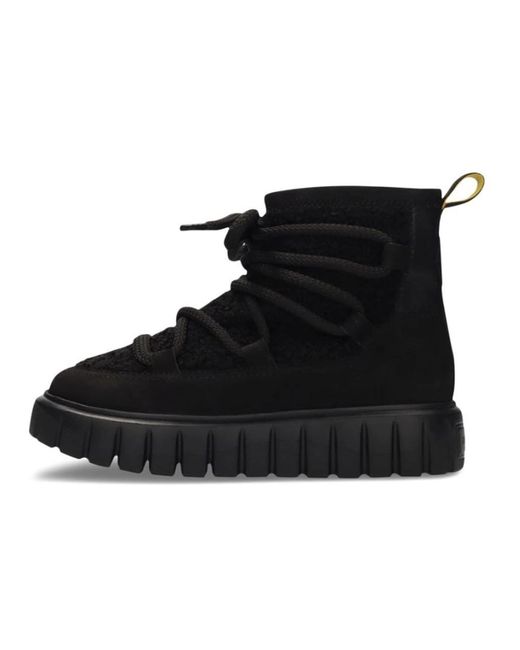 Salamander Black Lace-Up Boots