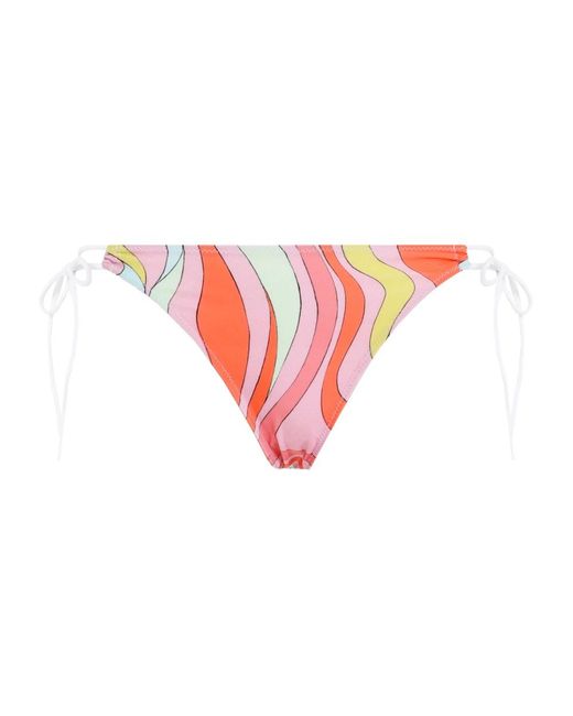 Emilio Pucci Red Orange bikini slips